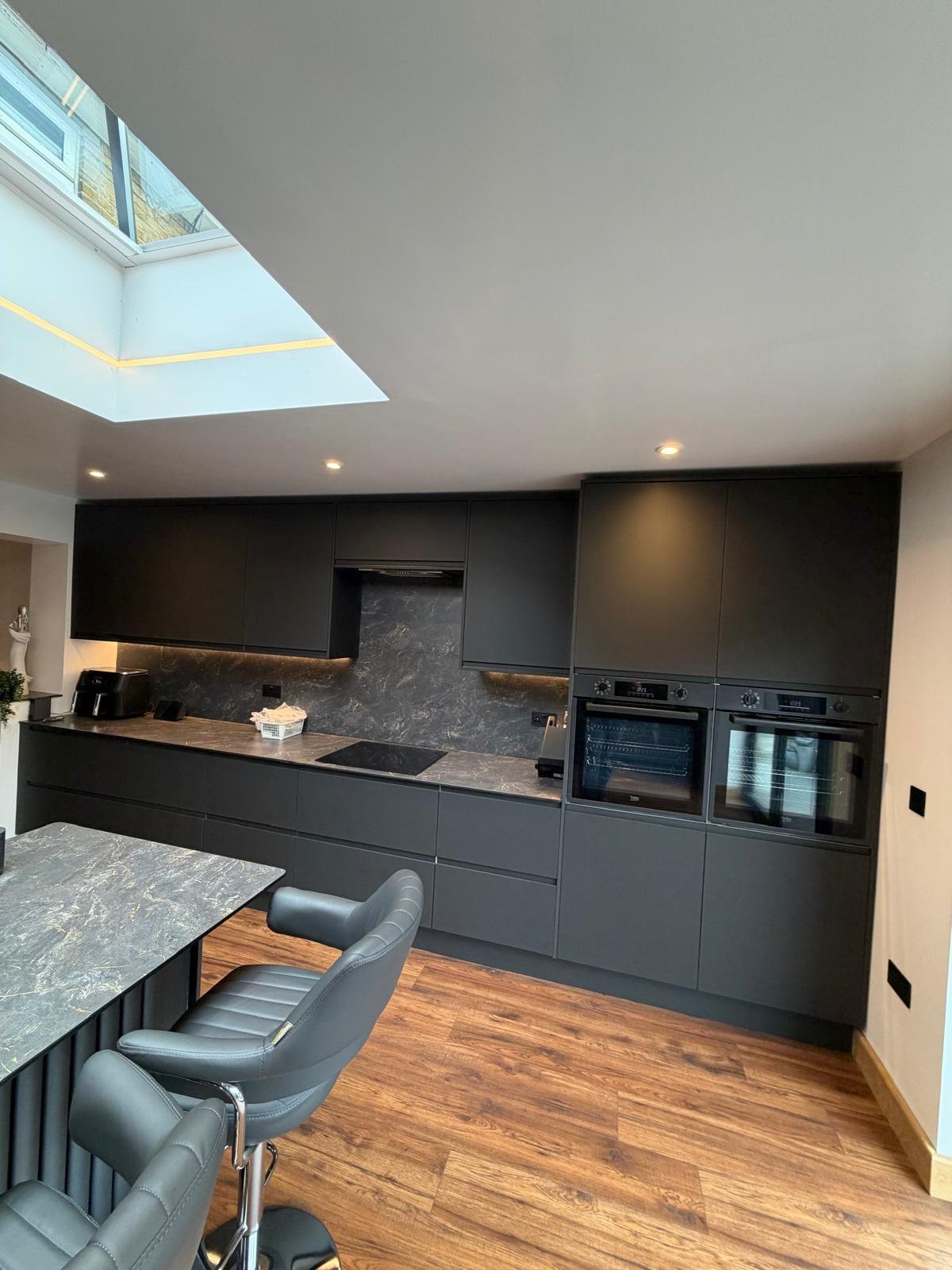 Kitchen island view