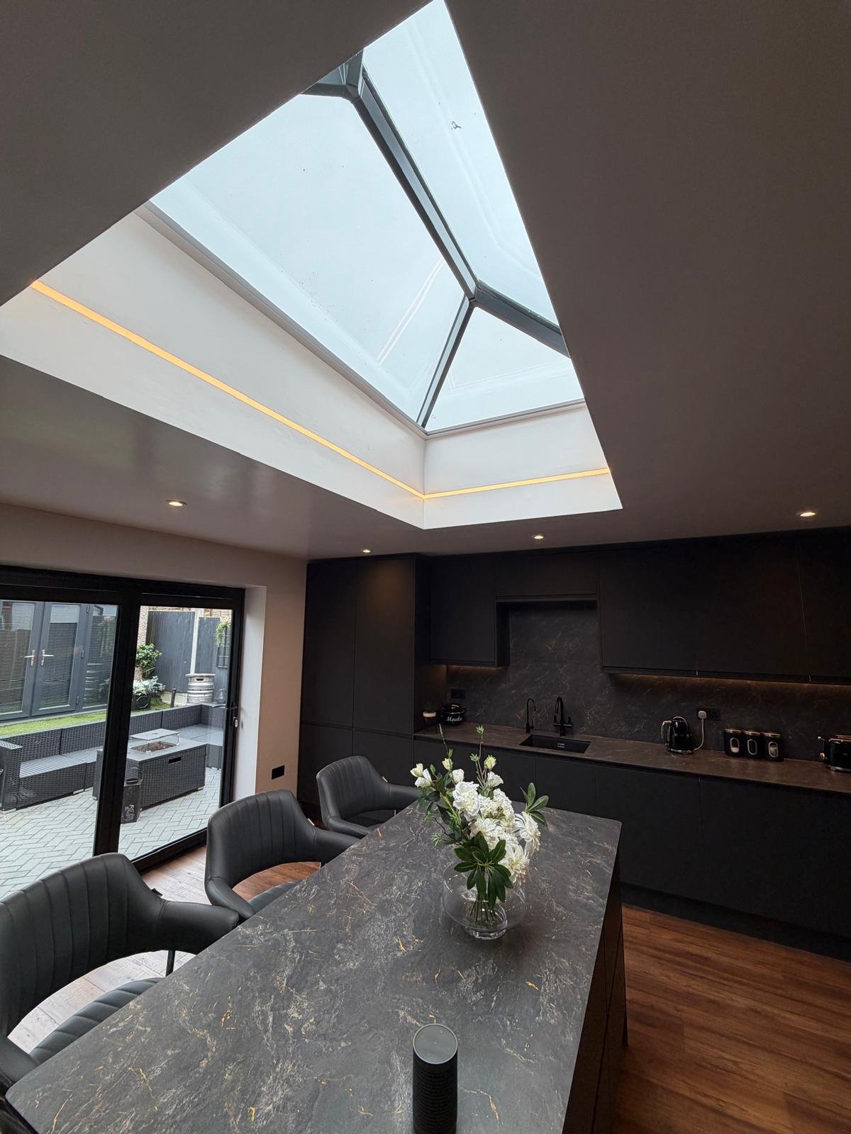 View towards patio doors